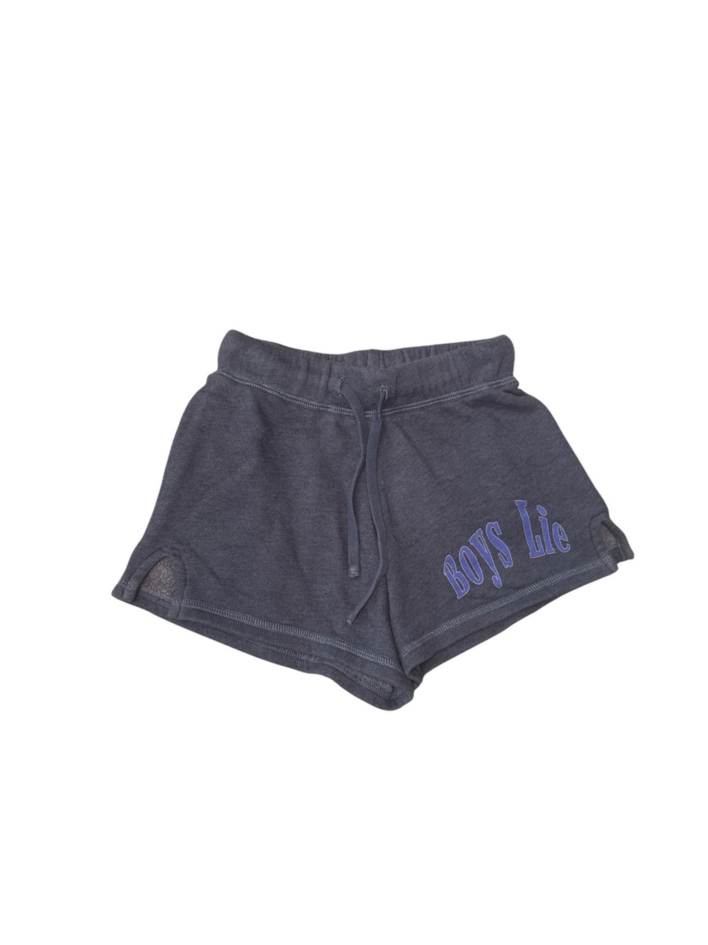 Boys Lie Women's Black Cotton Lounge Shorts